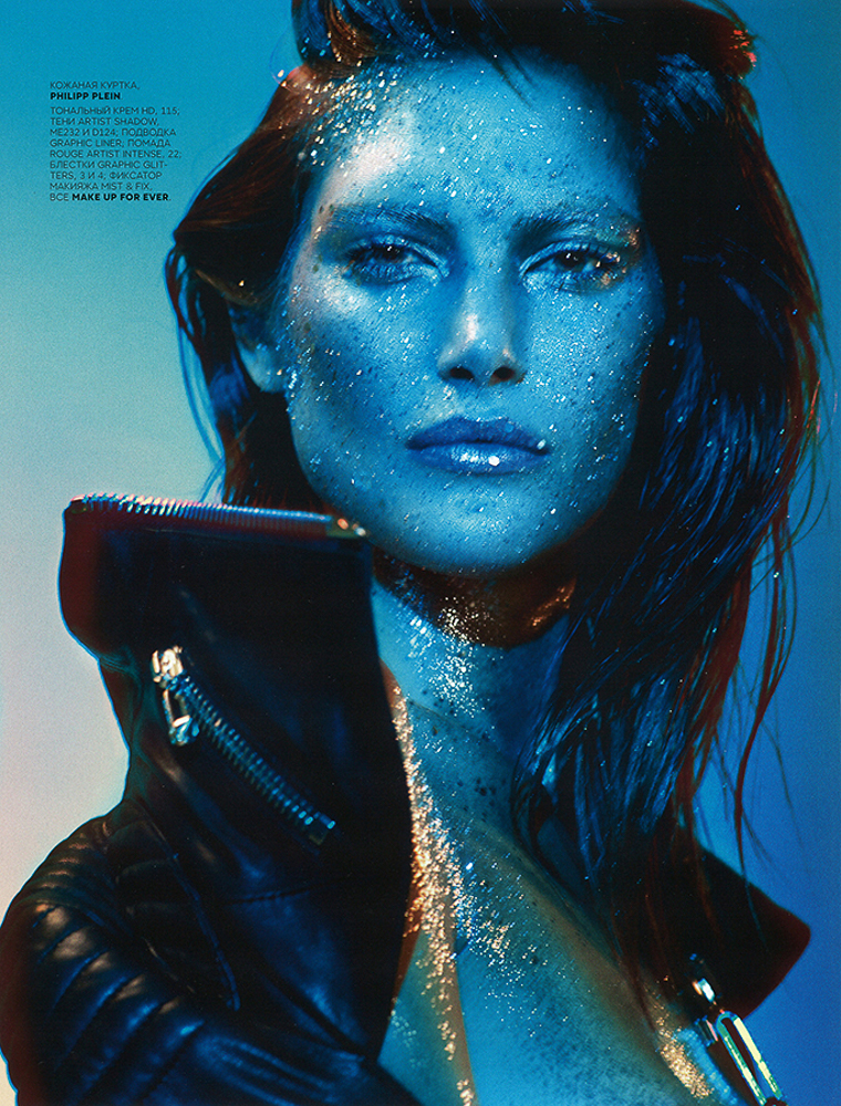 Catherine Mcneil Strips In Vogue Russia Into The Gloss