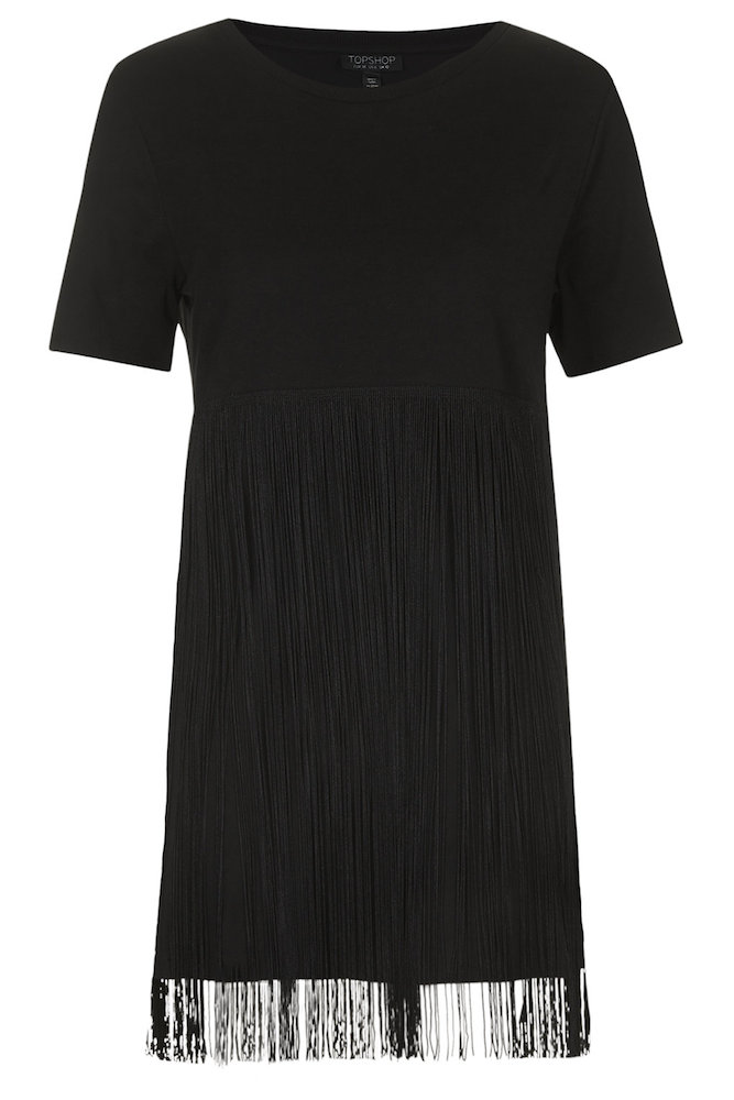 Topshop Fringe Dress