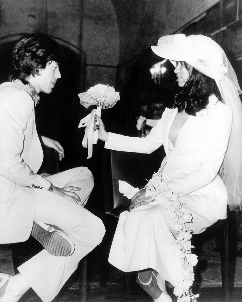 bianca jagger wedding hat