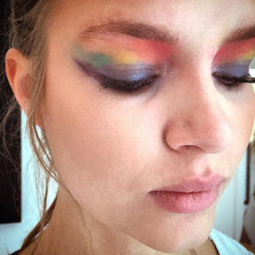 Josephine Skriver's NYC Pride Rally Photo Diary