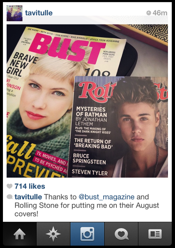 Tavi Gets Sassy, Likens Self To Justin Bieber