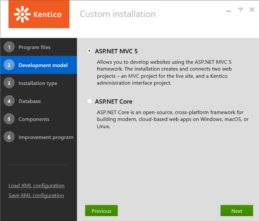 kentico phoenix custom installation