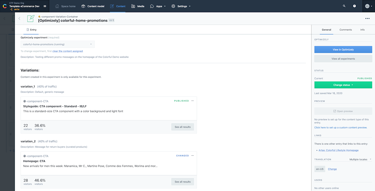 Blastic and Contentful - partners implementation