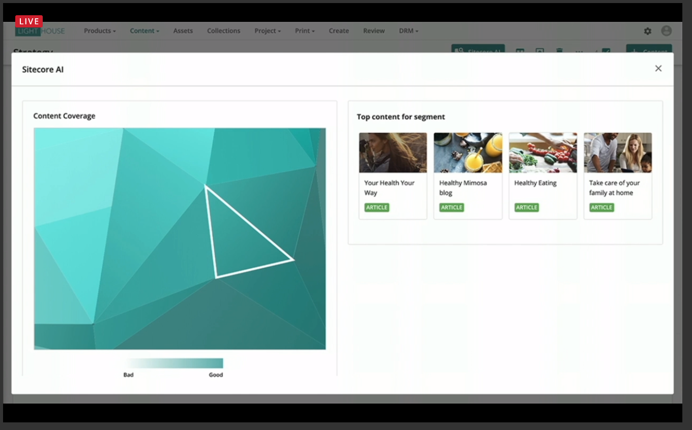 Sitecore ContentHub Sitecore AI Content Coverage