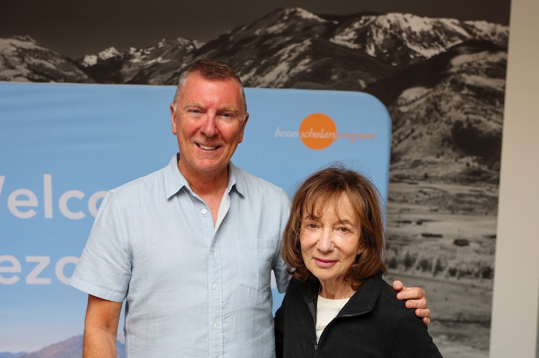 Jackie Bezos and John Deasy