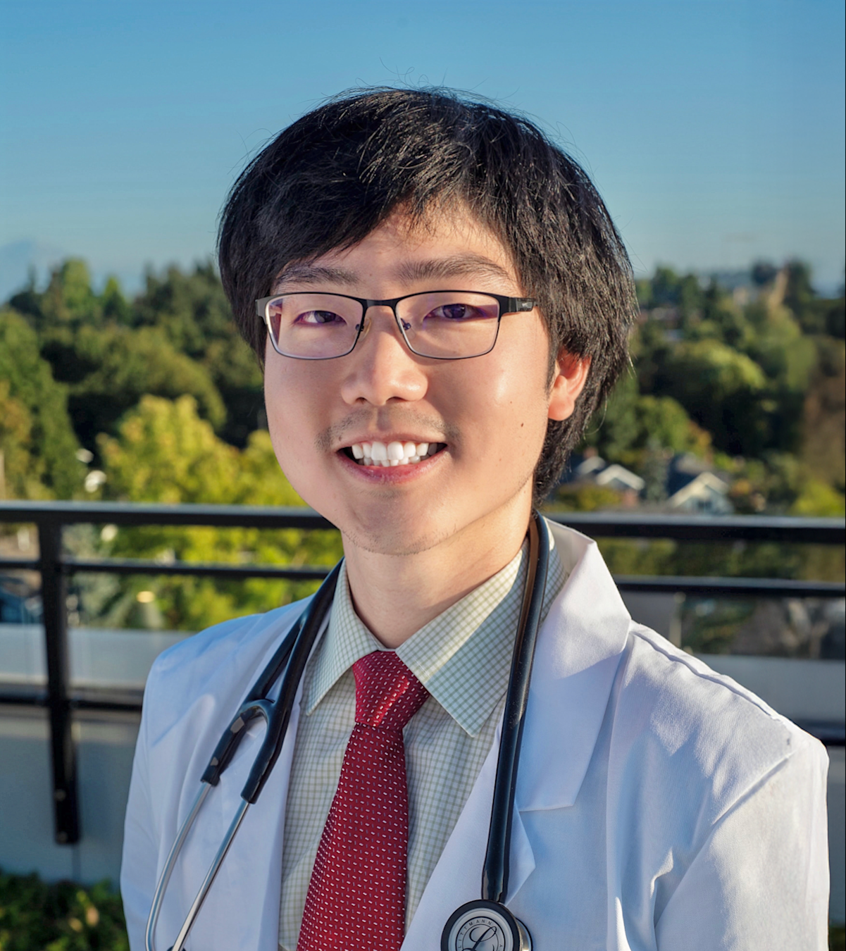 Hank Cheng - lab coat portrait