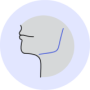 jawbone unevenness icon