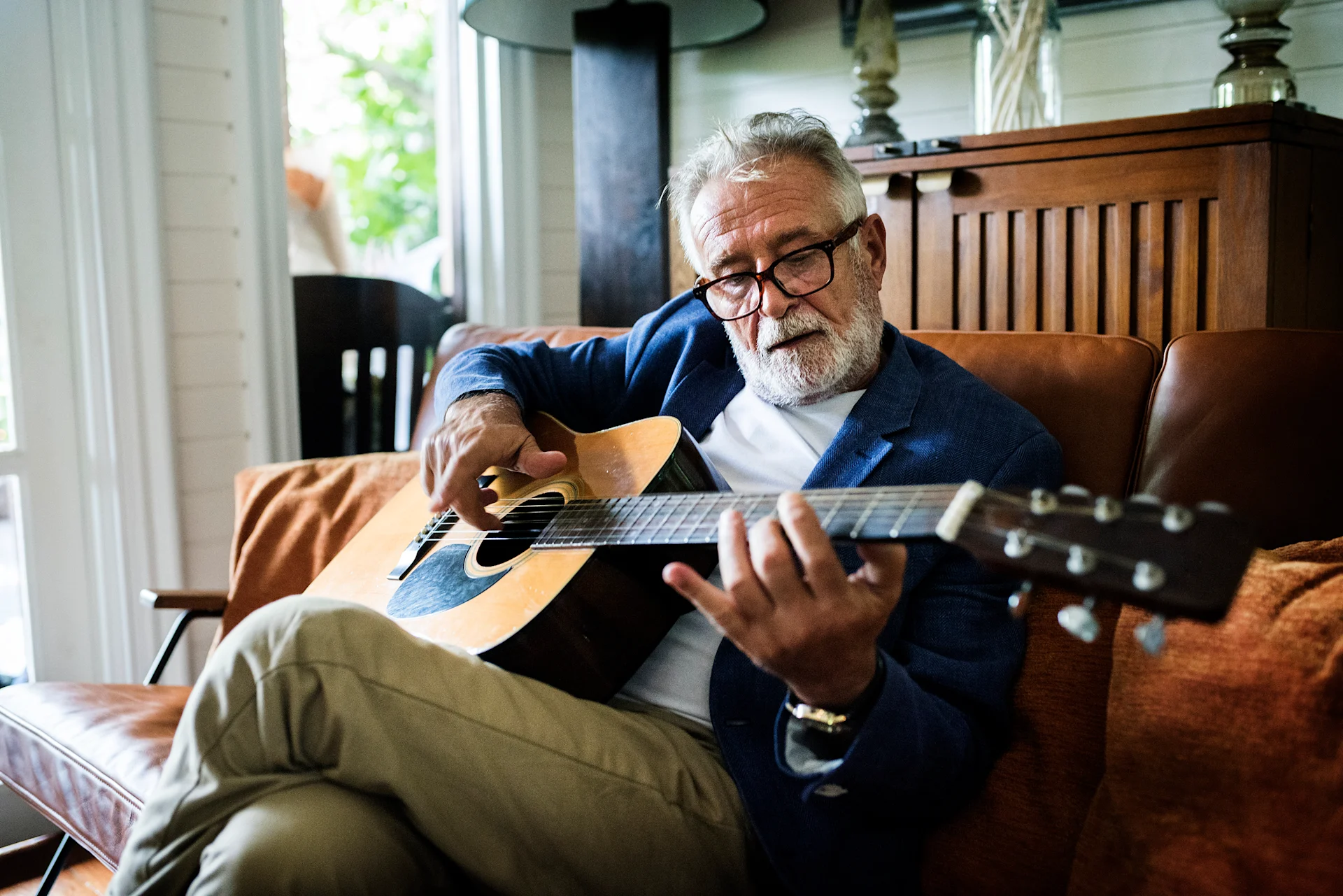 Man playing guitar