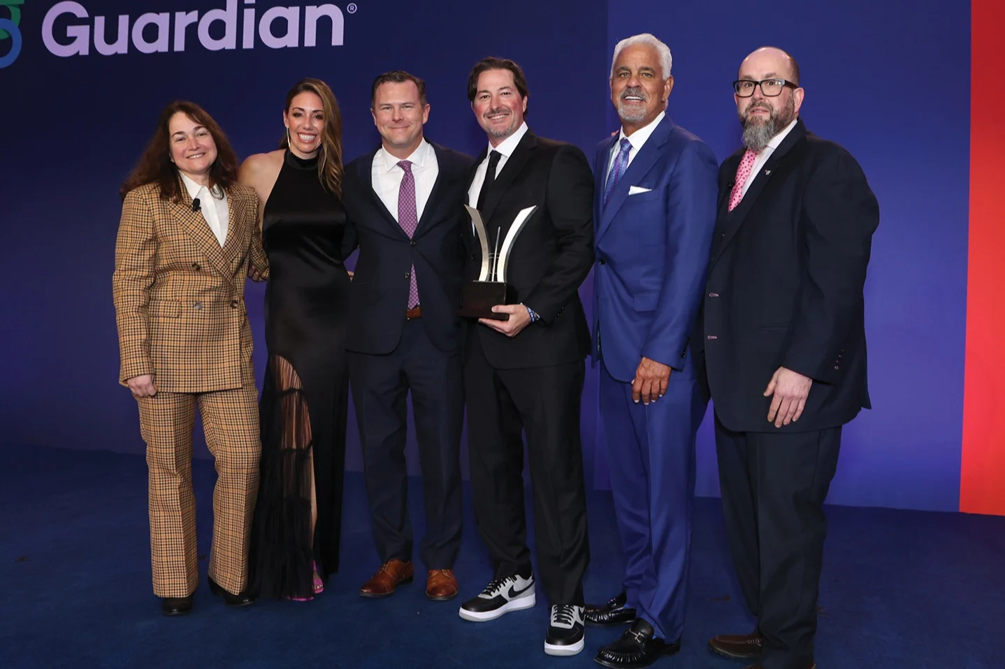 Texas PRS, led by Nickelle Leist, Patrick Dickson, Shawn Arrington, and Rick Ray, joined by Leyla Lesina on the left and Dan Ellen on the right