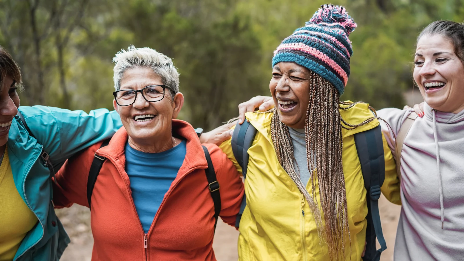 group of women on trek