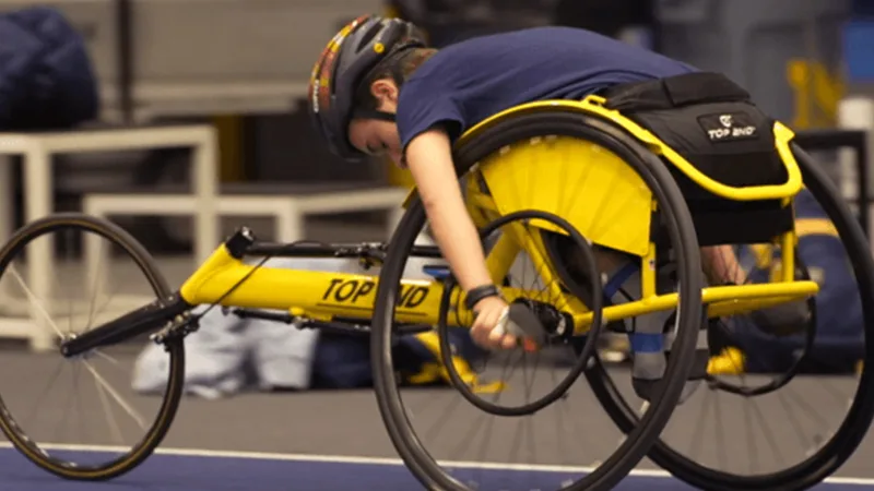 Every athlete deserves the opportunity to compete - Paraplegic man racing on a bike