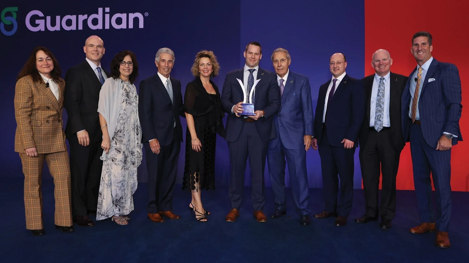 Lifetime Financial Growth, led by Tom Wyatt, MaryLou Rodgers, Sandy Aderson, Danielle Swann, Gregi Kreiner, Earl Luttner, Eric Startare, Matt Roddy, joined by Leyla Lesina on the left and Kevin DeGray on the right