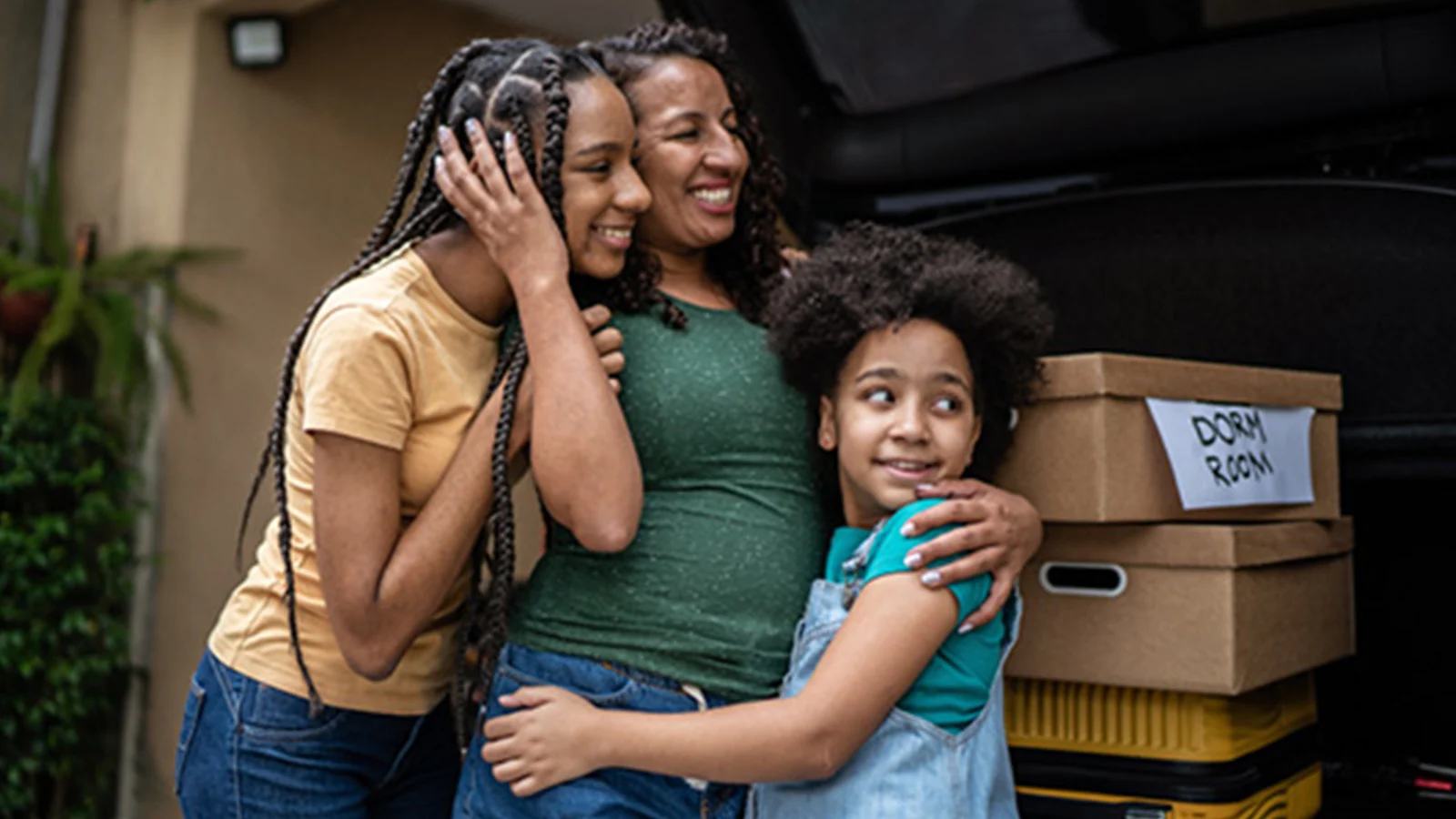 You’ve been working your whole life on building your legacy, and now’s the time to consider leaving one. - Mother hugging her two kids