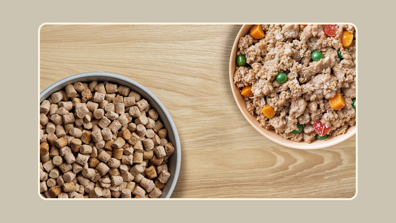freeze dried vs fresh dog food