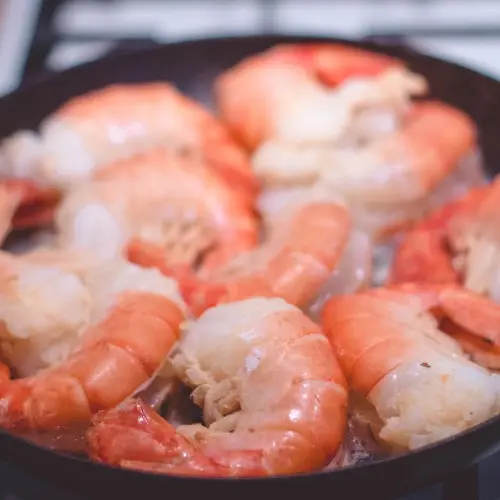 Cooked shrimp