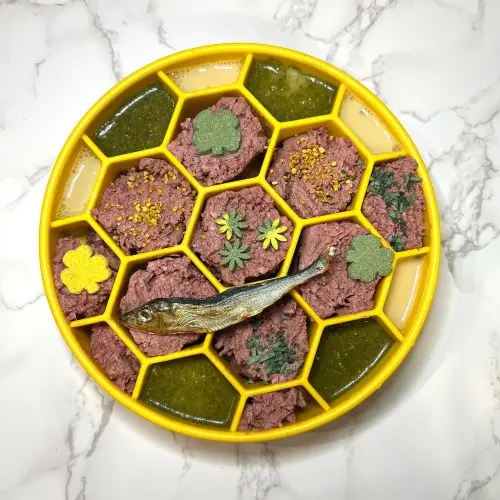 Yellow Honeycomb bowl