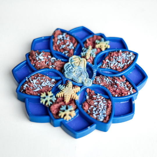 Blue Snowflake Bowl