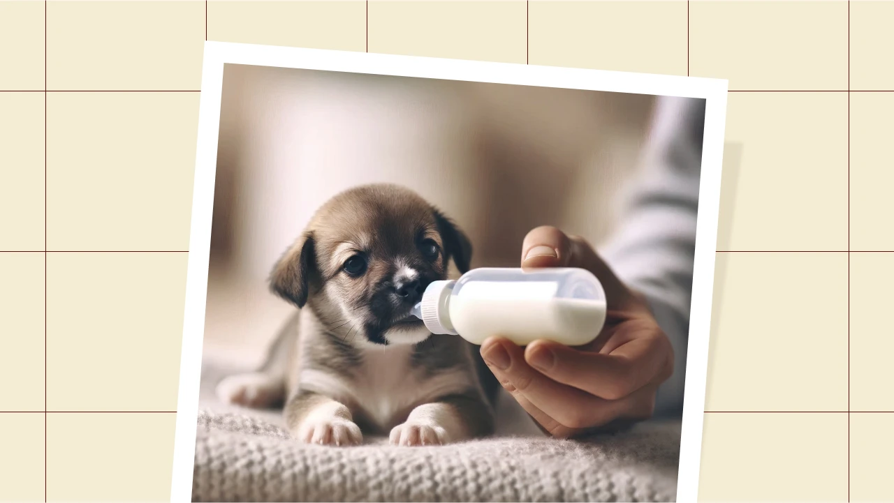 How Much to Bottle Feed a Puppy 1280x720