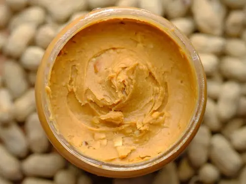 Jar of peanut butter