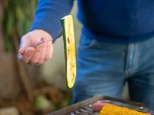 Grilled zucchini