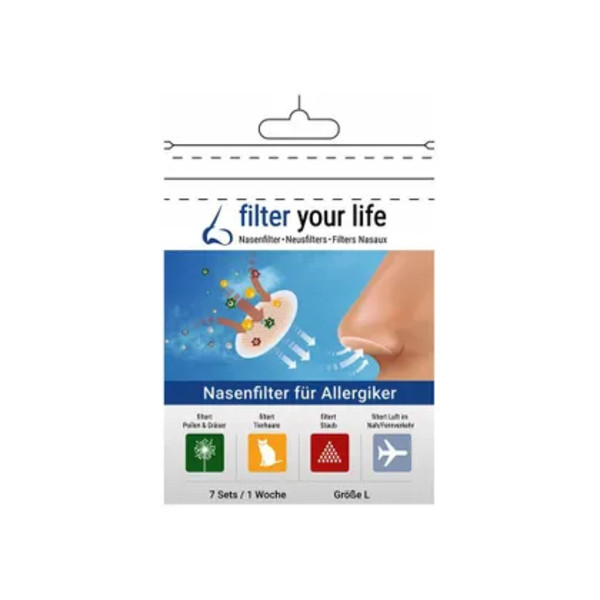 Filter your life® Nasenfilter für Allergiker