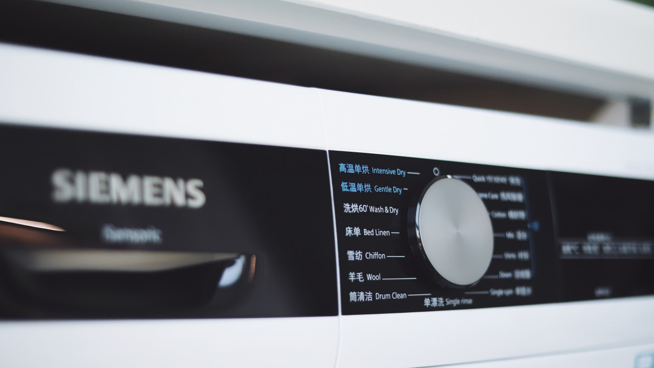 Eine Siemens-Waschmaschine