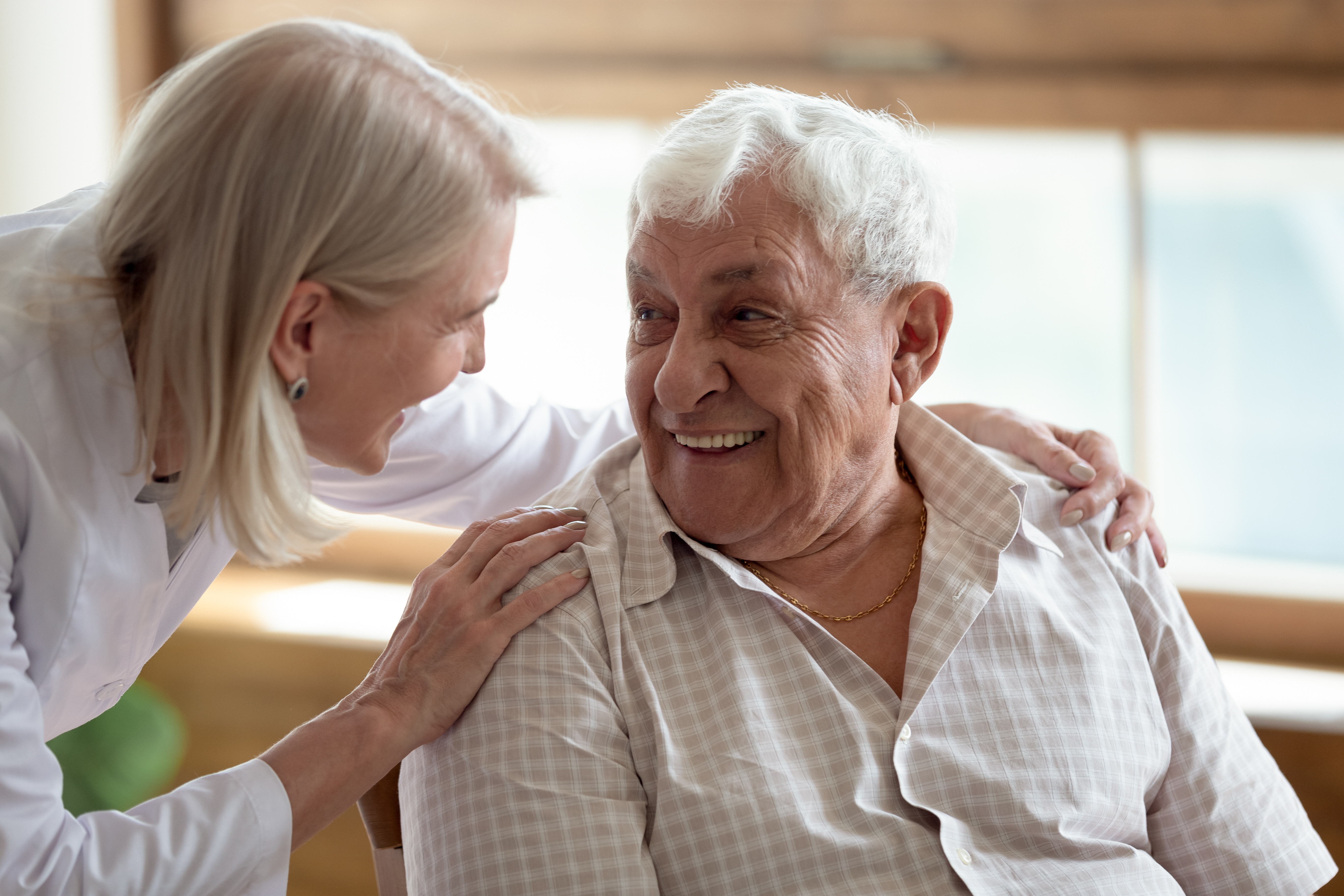 Caregiving test hyperlinked image