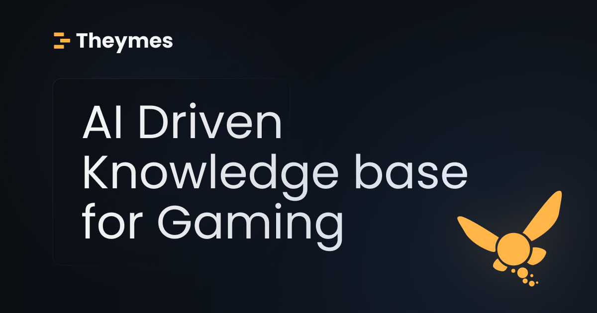 AI Driven Knowledge base setup for gaming