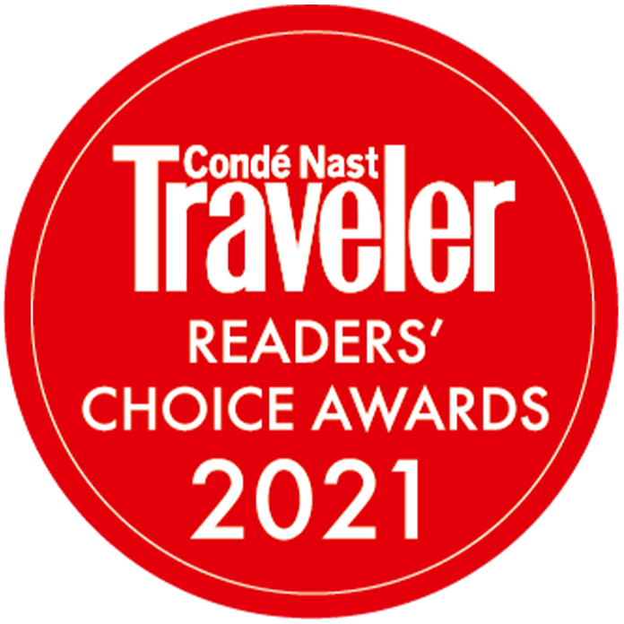 Conde Nast Traveler Readers Choice Award 2021