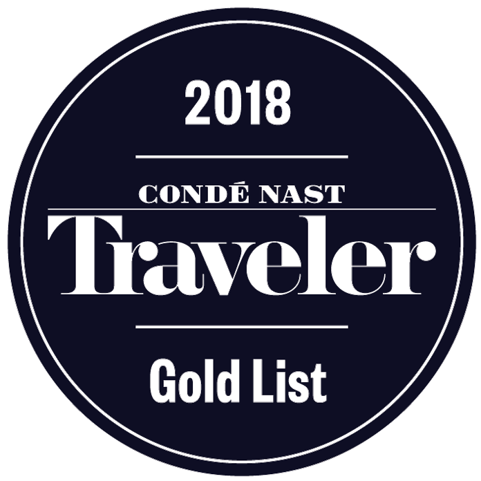 Conde Nast Traveler Gold List 2018