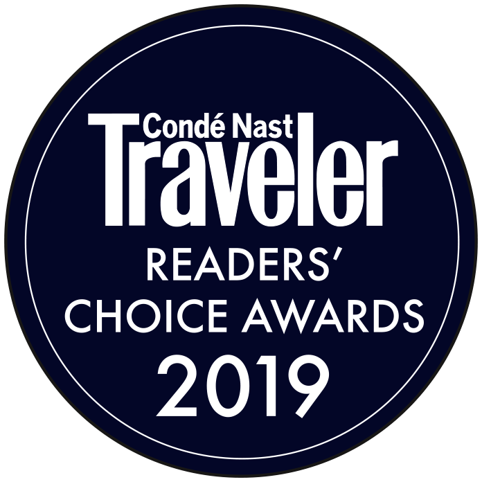 Conde Nast Traveler Readers Choice Award 2019