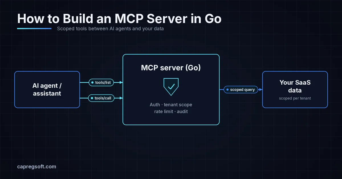 How to Build an MCP Server in Go (Production Checklist)