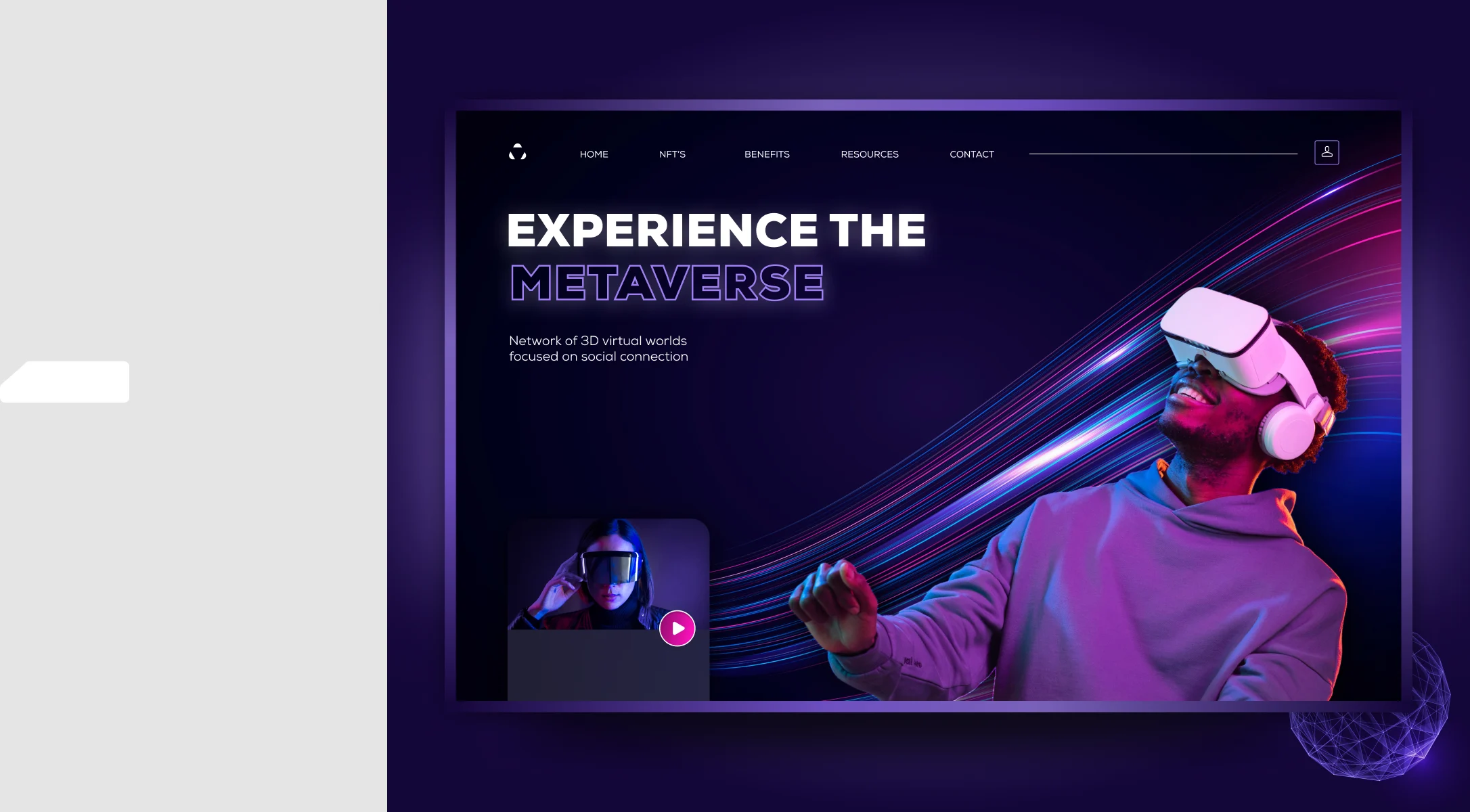 DRAFTS Metaverse Web Concept (Community)