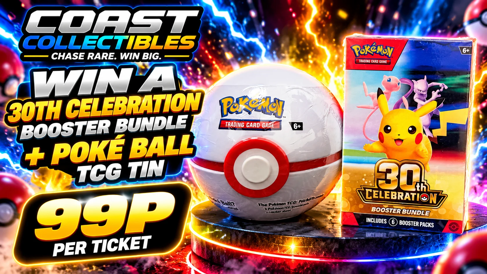 Pokémon 30th Celebration + Poké Ball Tin Bundle