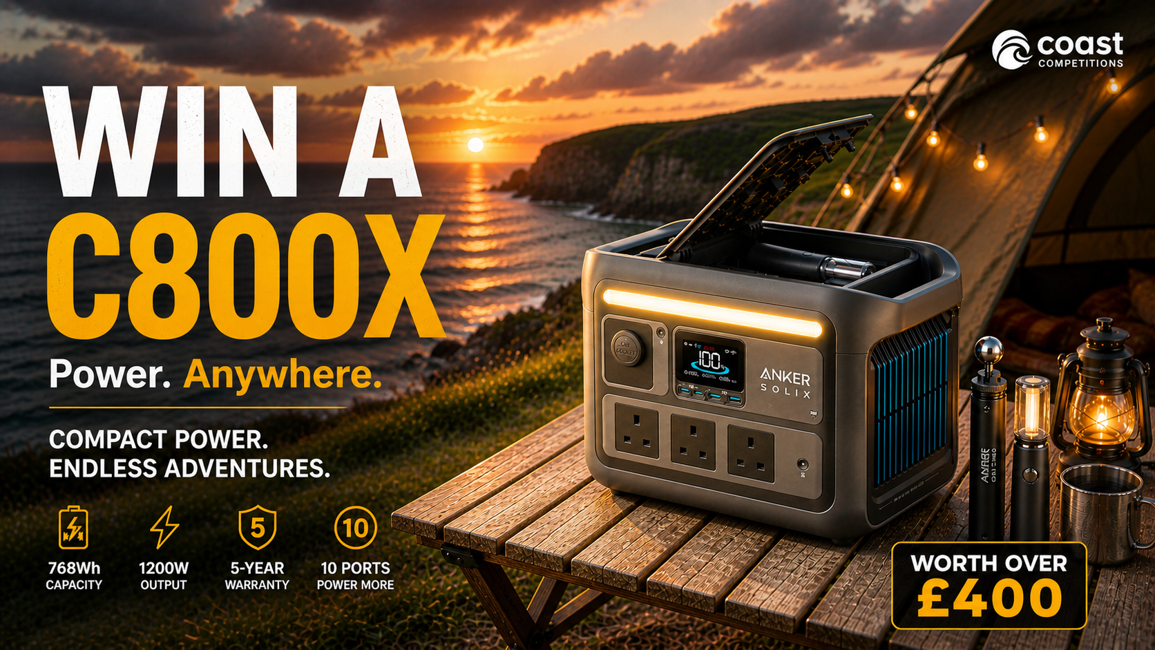 Anker SOLIX C800X Portable Power Station
