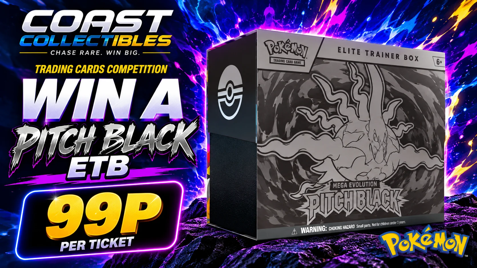 Pokémon Mega Evolution: Pitch Black Elite Trainer Box