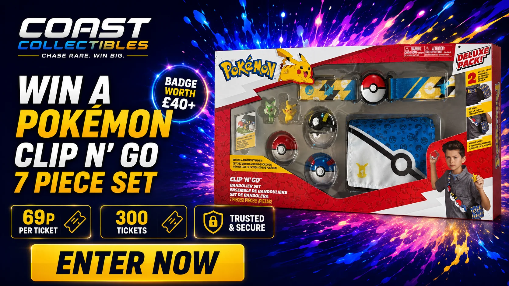 Pokémon Clip 'N' Go Seven-Piece Set