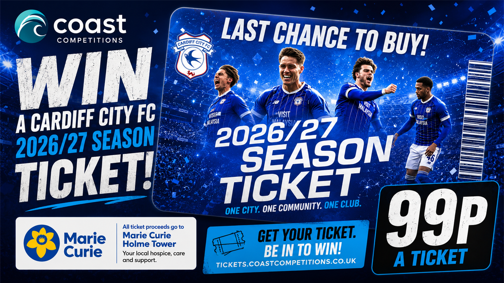 Cardiff City FC 2026/27 Season Ticket