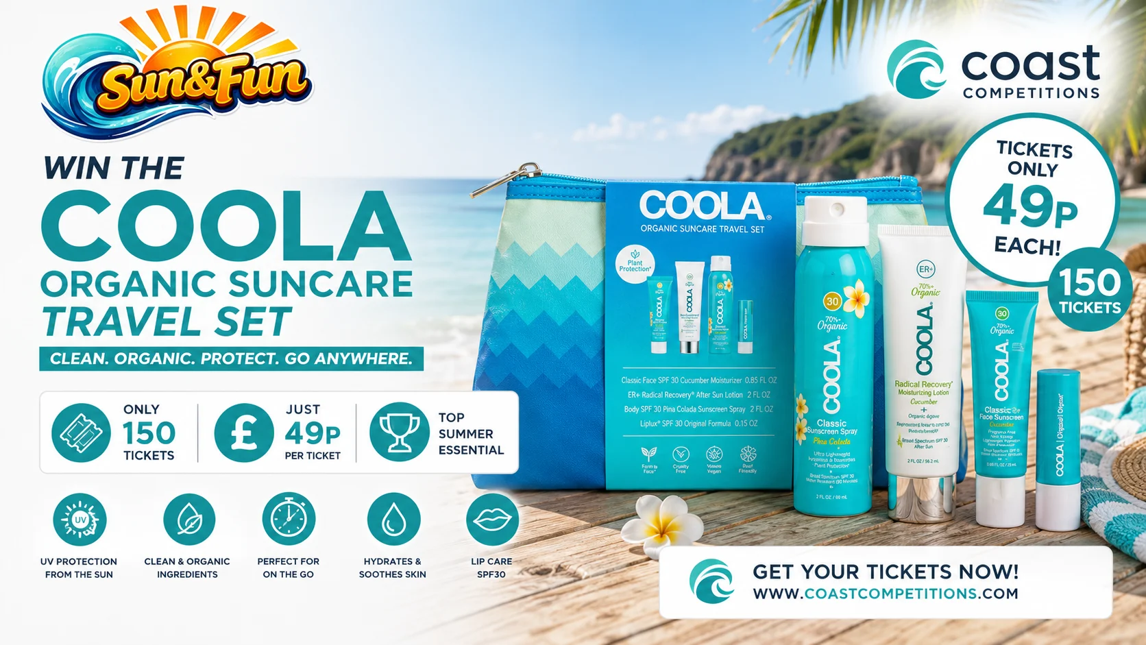 COOLA Organic Suncare Travel Set