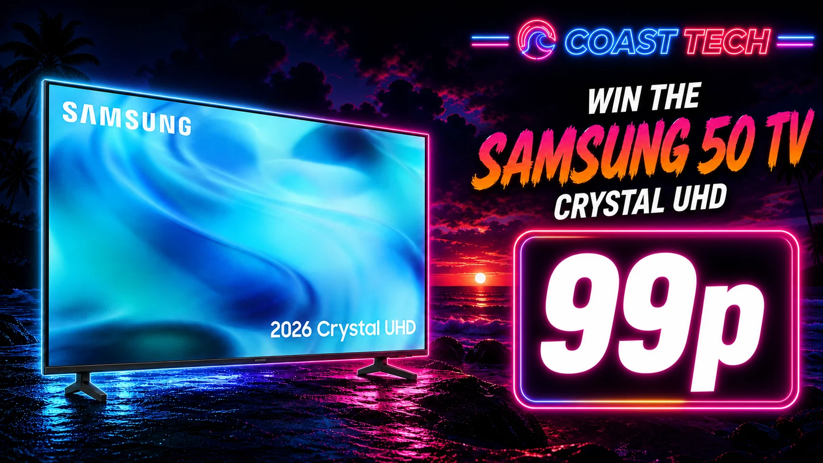 Samsung U8000H 50" Crystal UHD 4K Smart TV