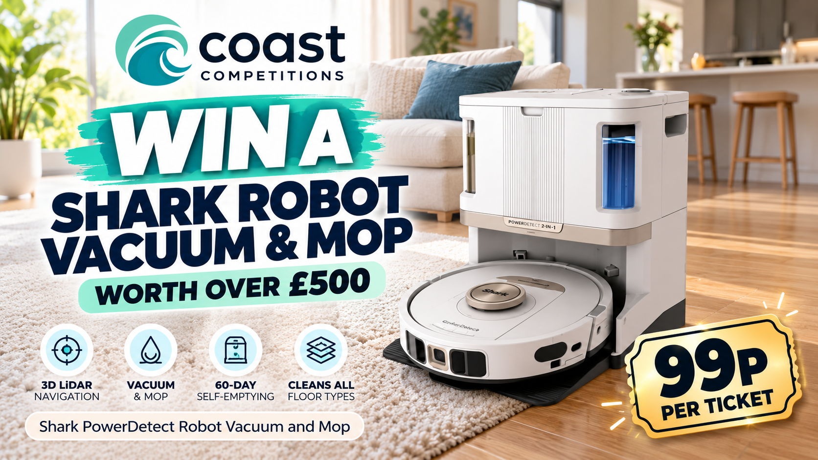 Shark PowerDetect Robot Vacuum & Mop