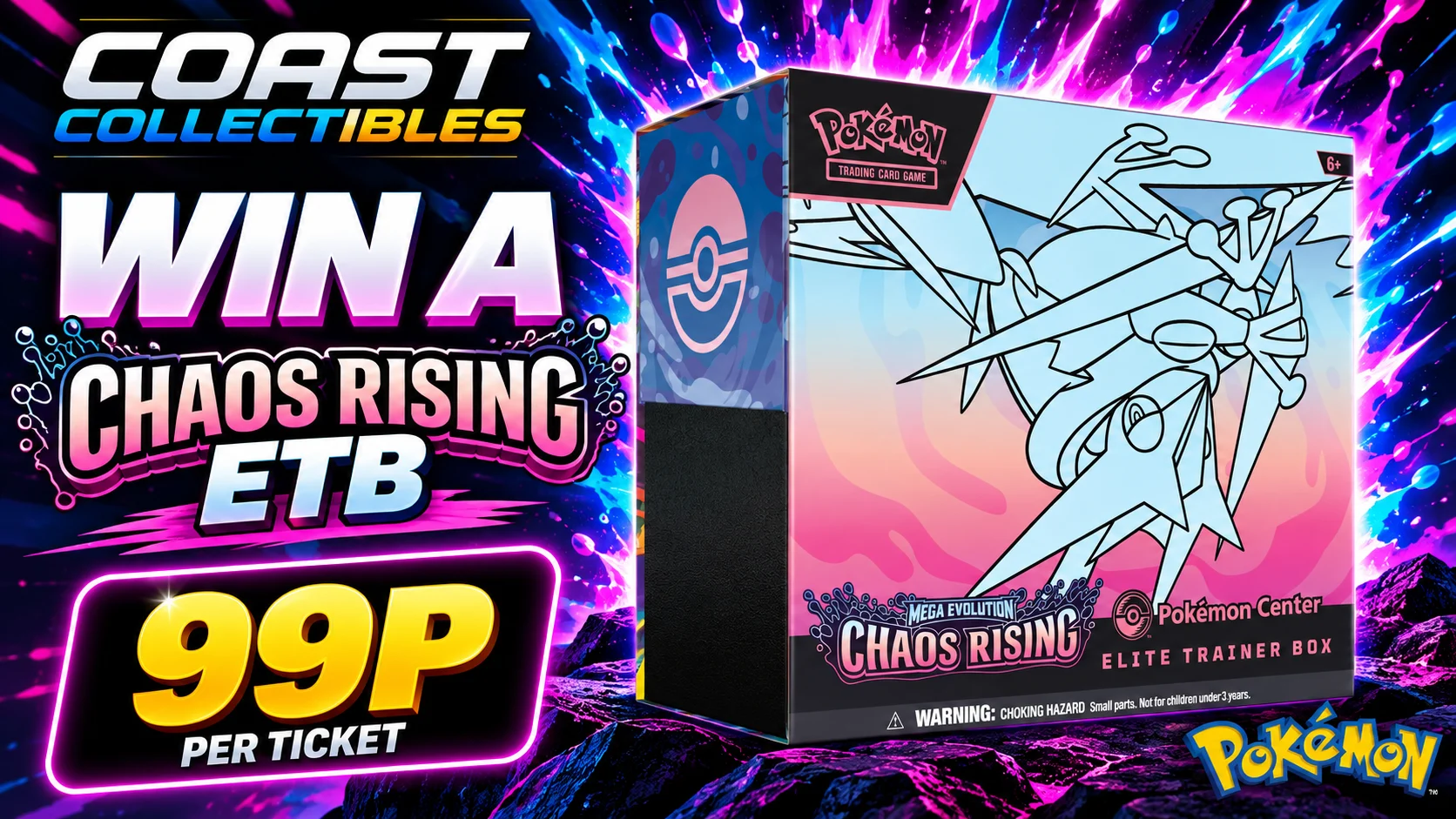 Pokémon Mega Evolution: Chaos Rising Pokémon Center Elite Trainer Box