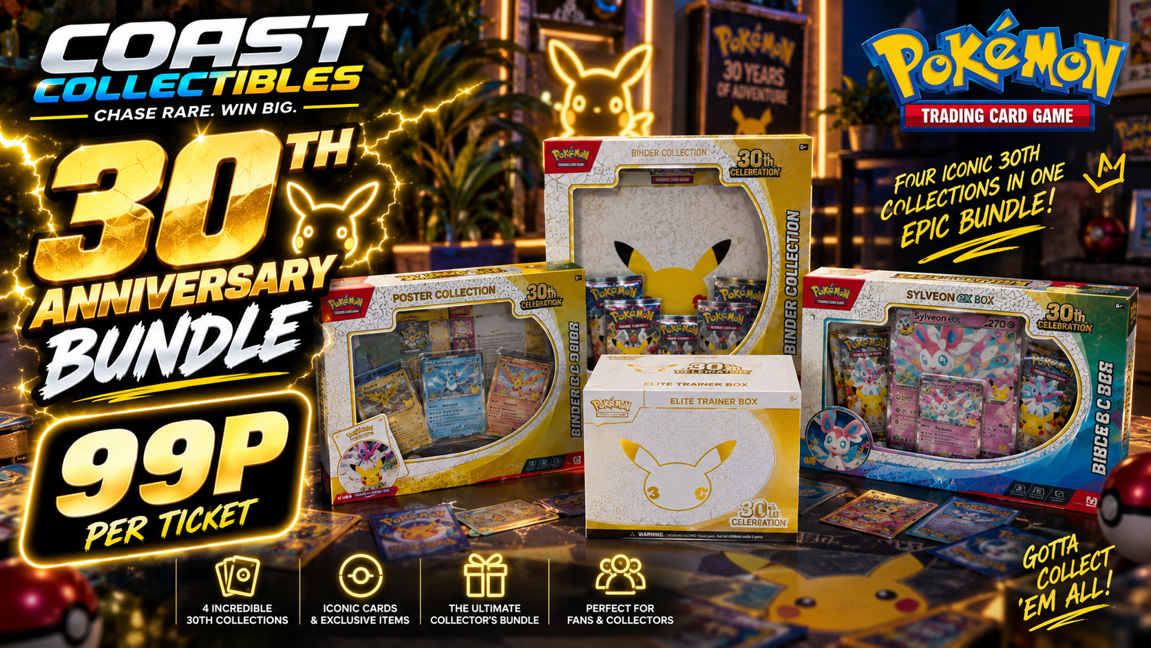 Pokémon 30th Anniversary Celebration Bundle