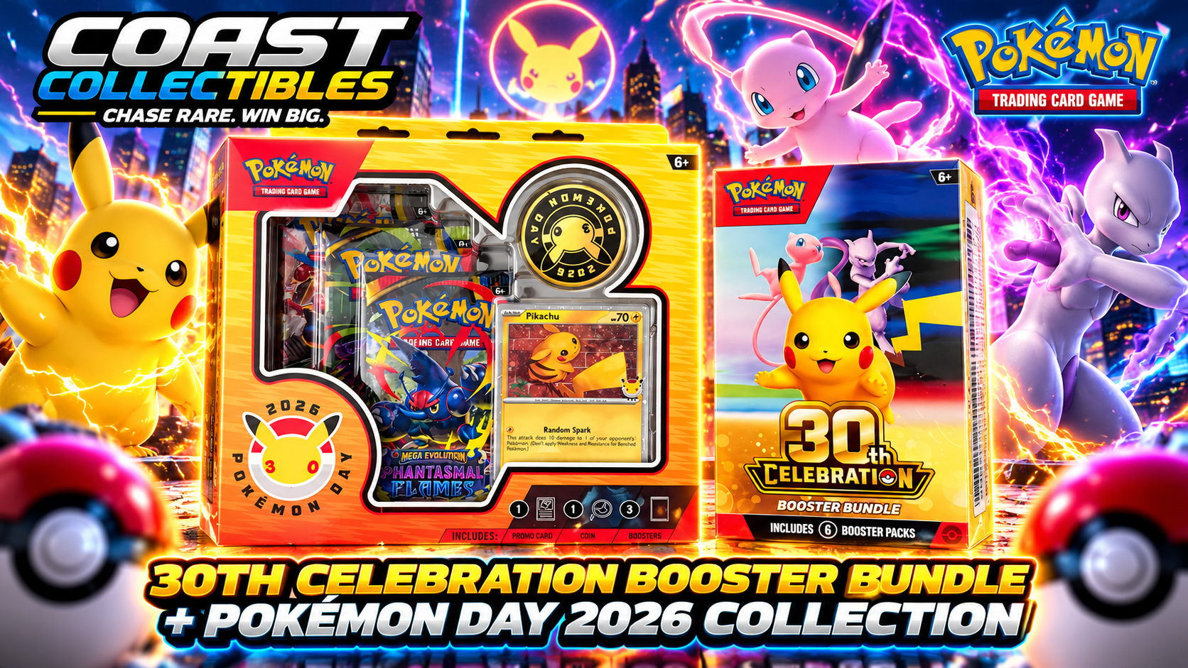 Pokémon Day 2026 + 30th Celebration Booster Bundle