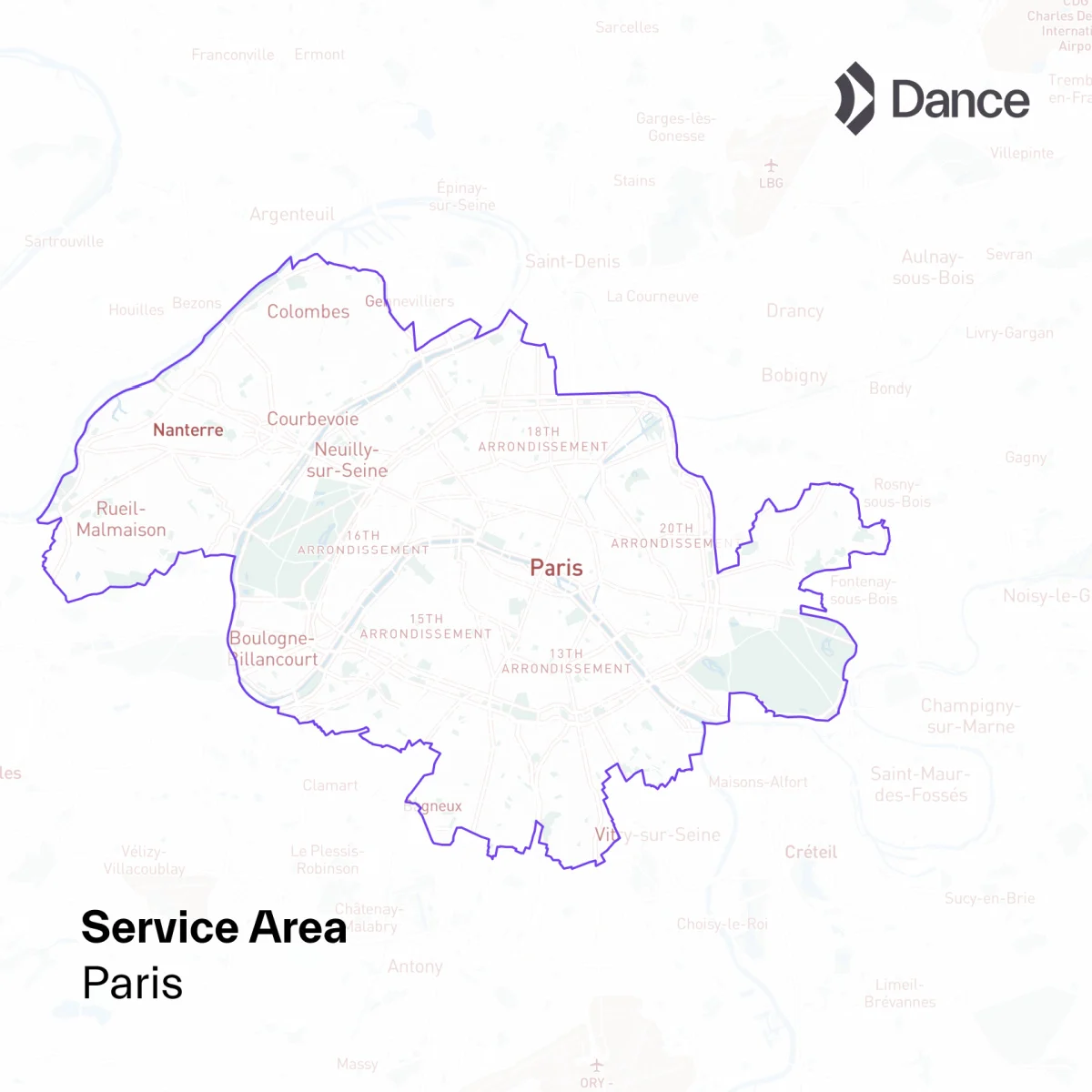 Paris Service Area - Update May 2023
