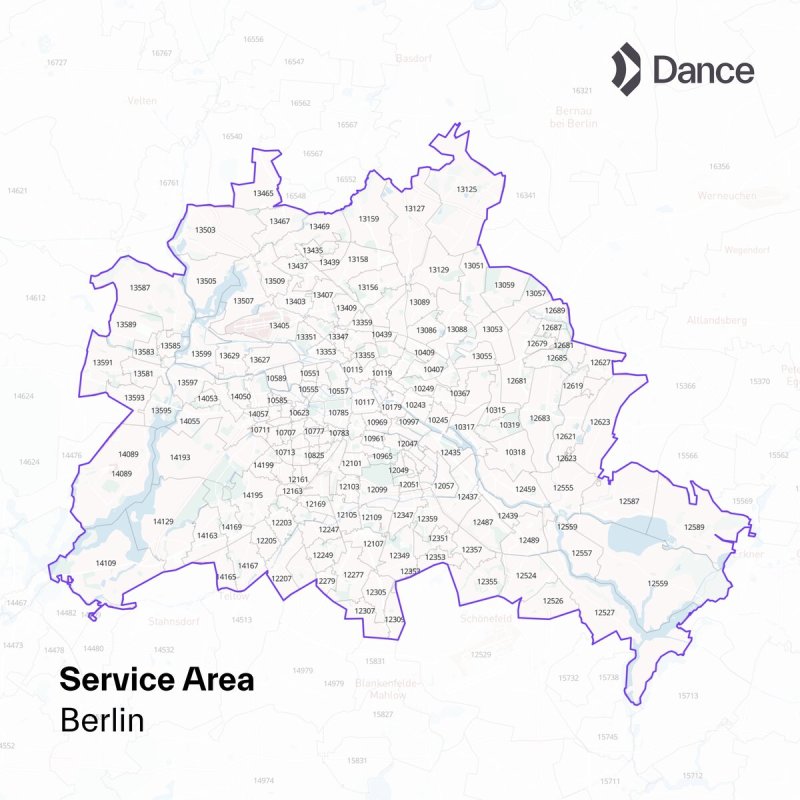Berlin service area