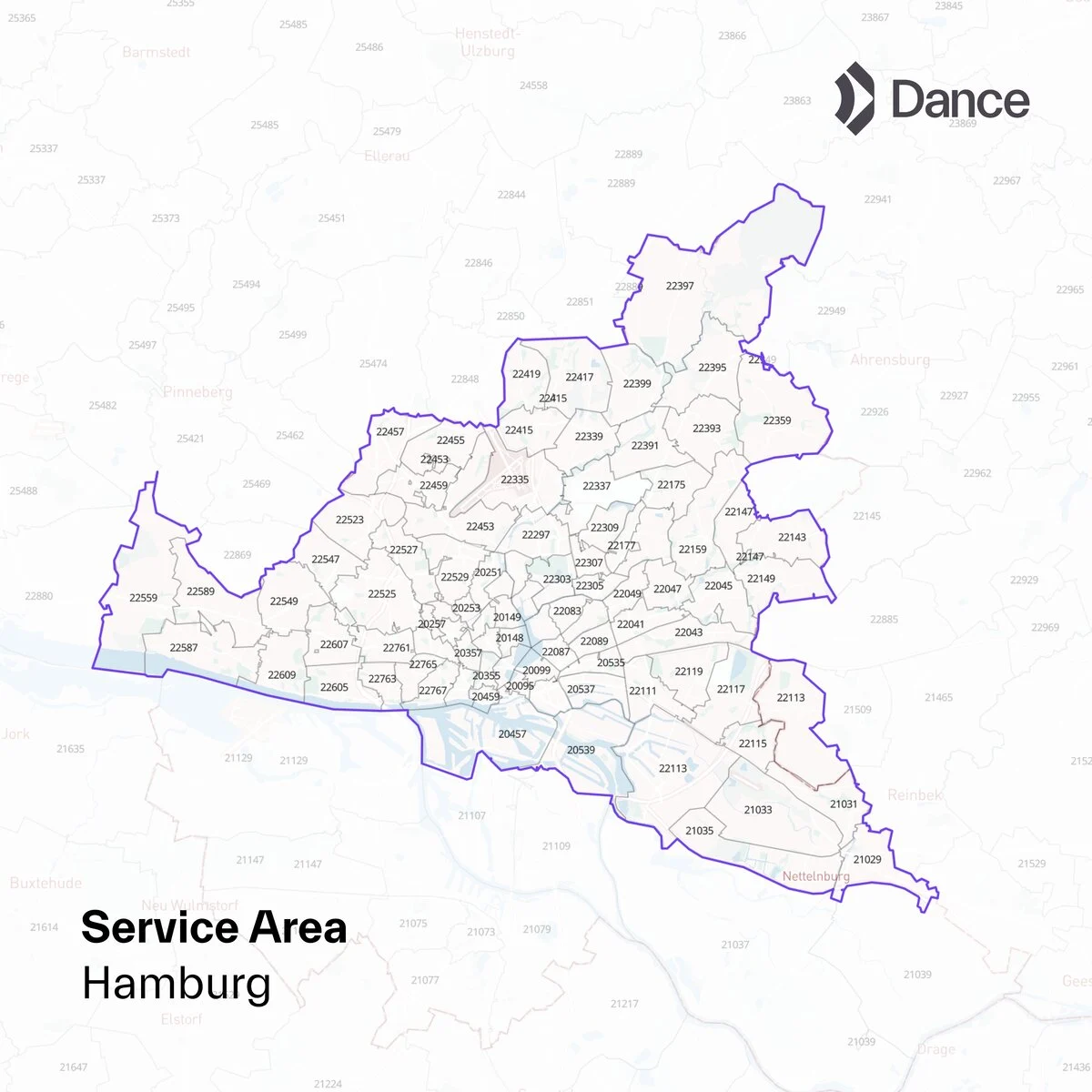 Hamburg service area