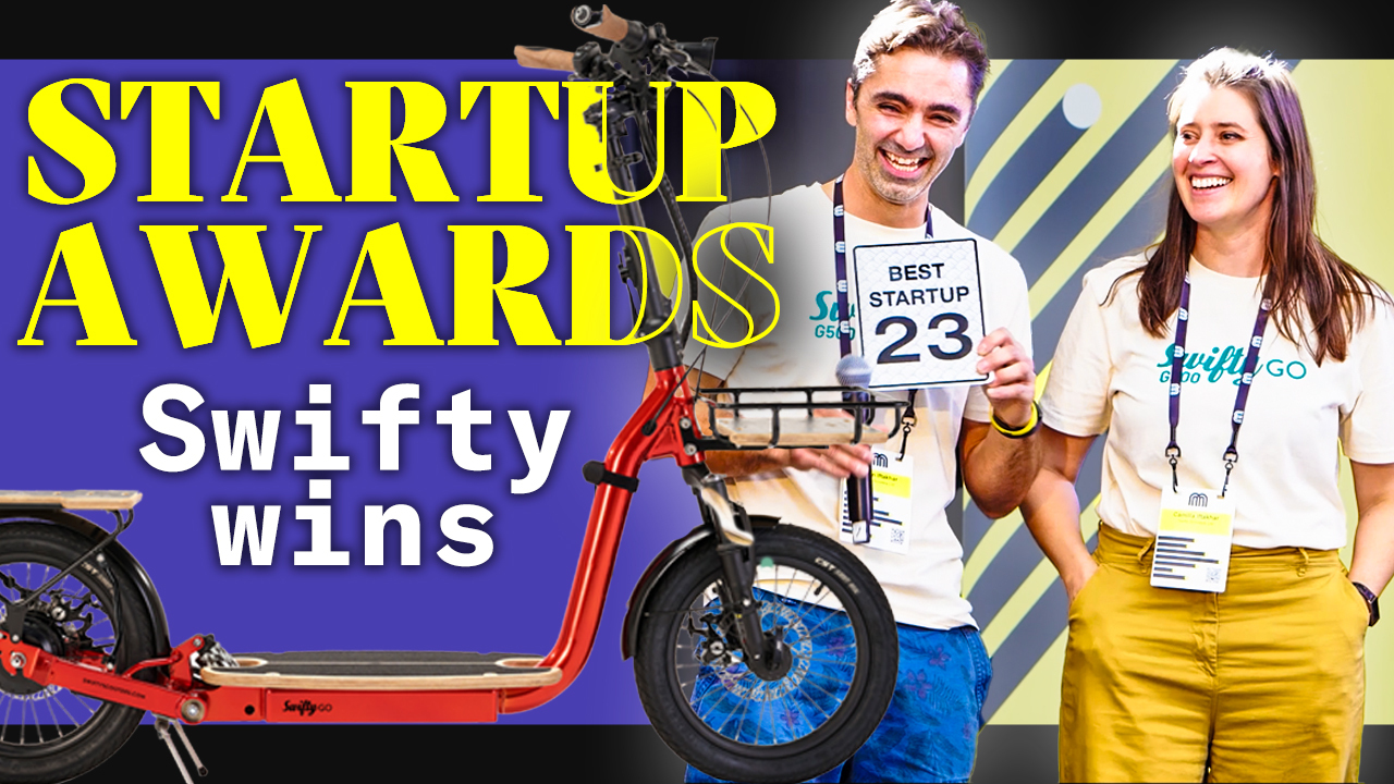 ⚡️Swifty Scooters: Micromobility America Startup Award Winners and their newest scooter, the G500