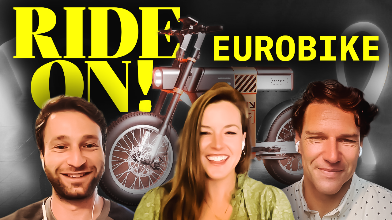 Ride On! #19: Micromobility Europe, Eurobike more Giveaways! · Vehicle Launches!