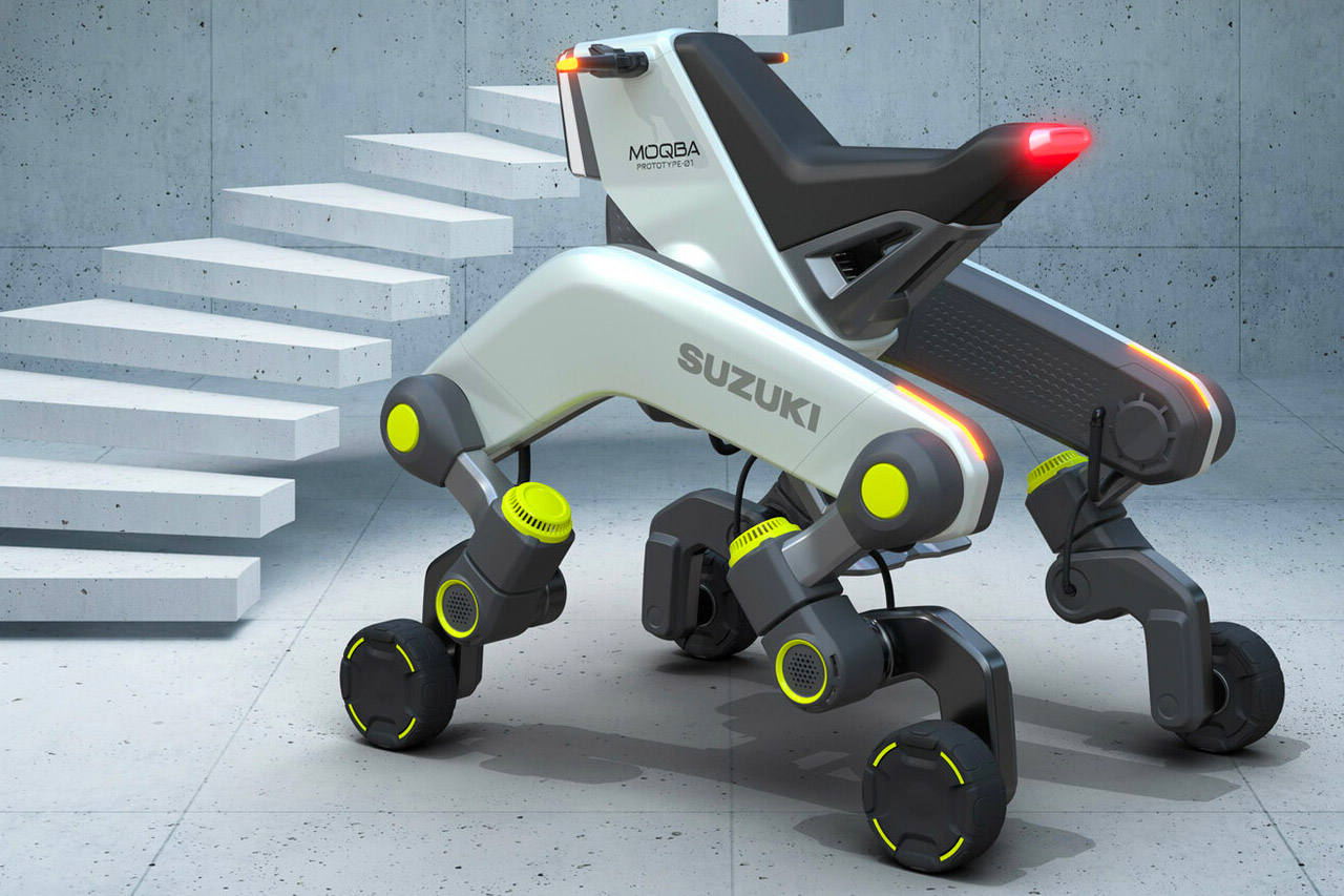 Suzuki's Stair-Climbing Electric Quad Concept